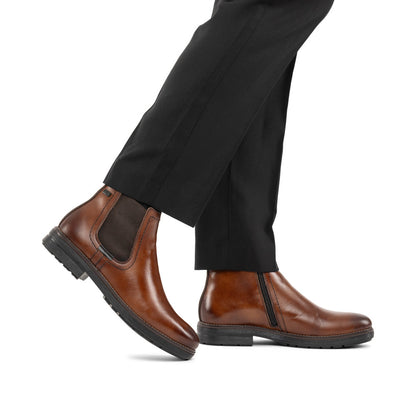 Rieker TEX 33484-25 Brown & Black Chelsea Boots