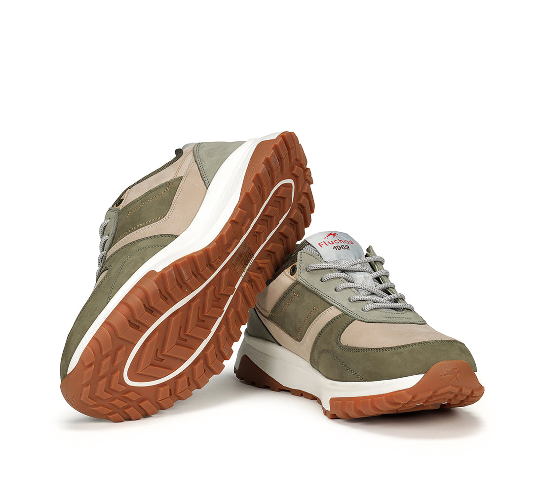 Fluchos F2012 Khaki Combi Lace Sneakers