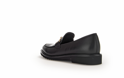 Gabor 35.211.27 Black Slip On Loafers