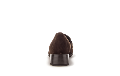 Gabor 35.281.18 Chocolate Brown Slip On Moccasins