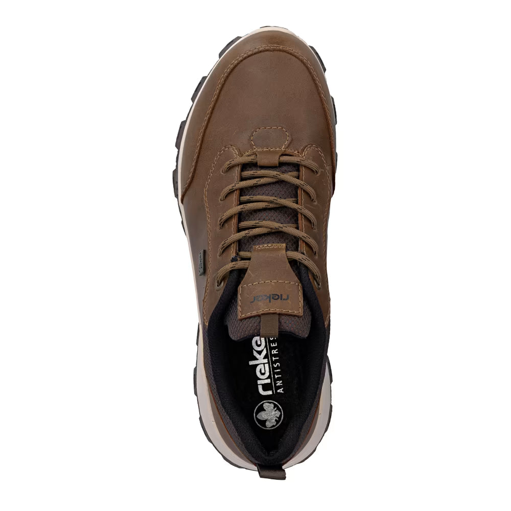 Rieker TEX 35503-22 Brown G 1/2 Fit Slip On Shoes