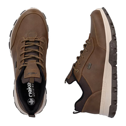 Rieker TEX 35503-22 Brown G 1/2 Fit Slip On Shoes