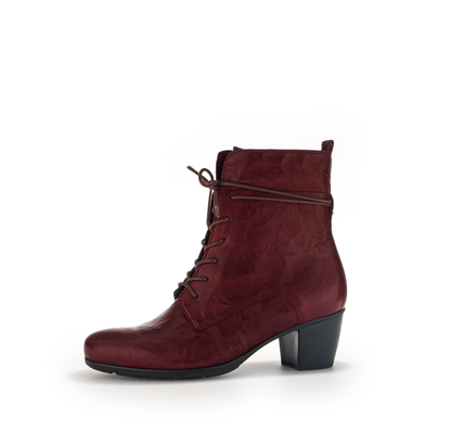 Gabor 35.521.55 Dark Red Ankle Boots