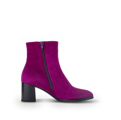 Gabor 35.530.10 Orchid Pink Block Heel Ankle Boots
