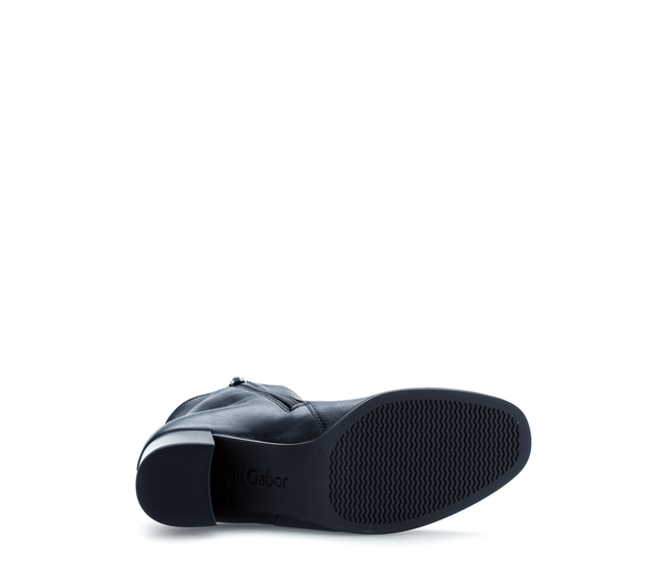 Gabor 35.530.26 Navy Block Heel Ankle Boots