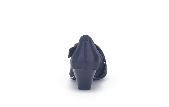 Gabor 36.149.36 Comfort H Fit Navy Blue Velcro Block Heels