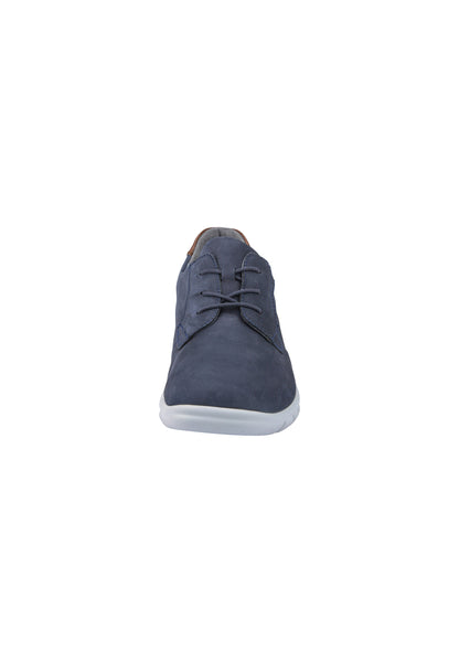 Waldlaufer 366002 200 217 Navy Nubuck Lace Shoes with Brown Back