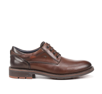 Fluchos F1340 Camel Brown Lace Shoes