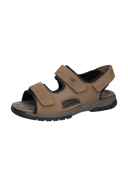 Waldlaufer 372001 100 055 Sand Velcro Sandals with Slingback Strap