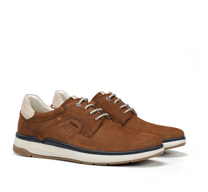 Fluchos F2212 Delbuck Cuero Tan Laced Shoes