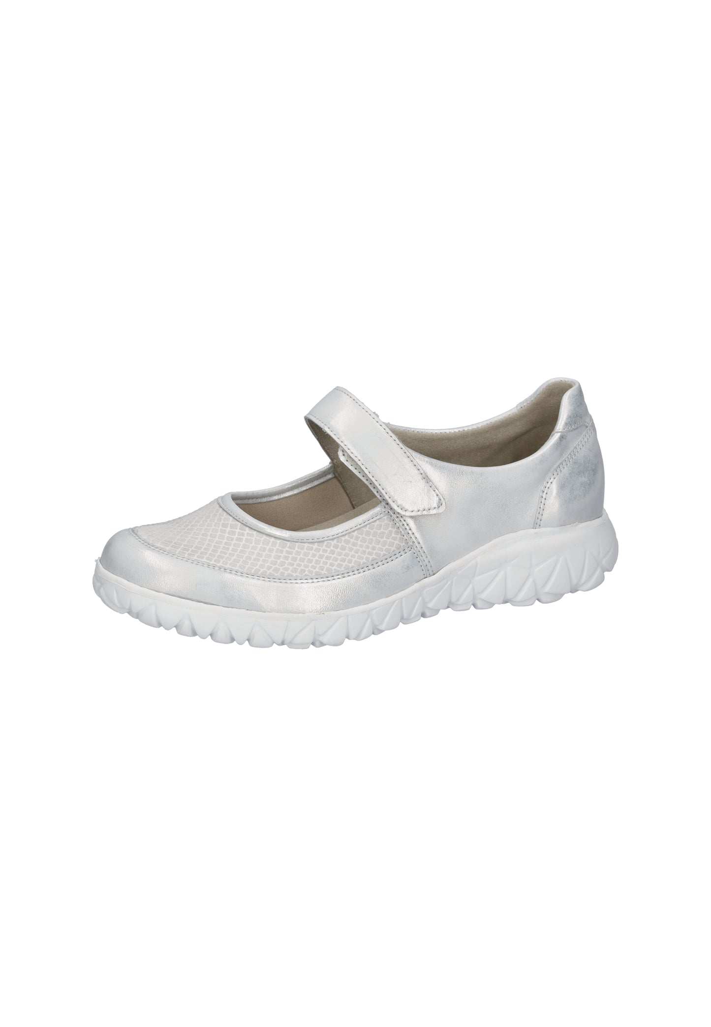 Waldlaufer 389H31 201 789 Havy H Fit Silver Velcro Shoes