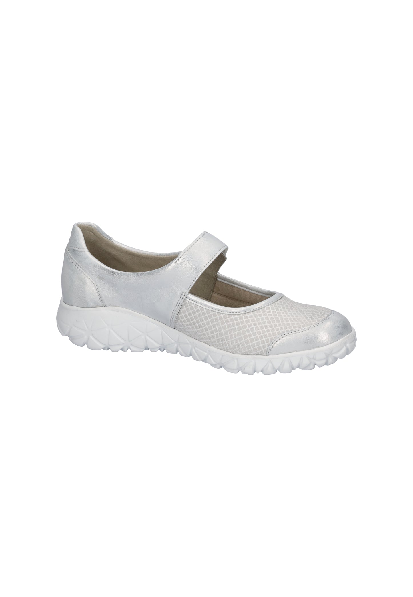 Waldlaufer 389H31 201 789 Havy H Fit Silver Velcro Shoes
