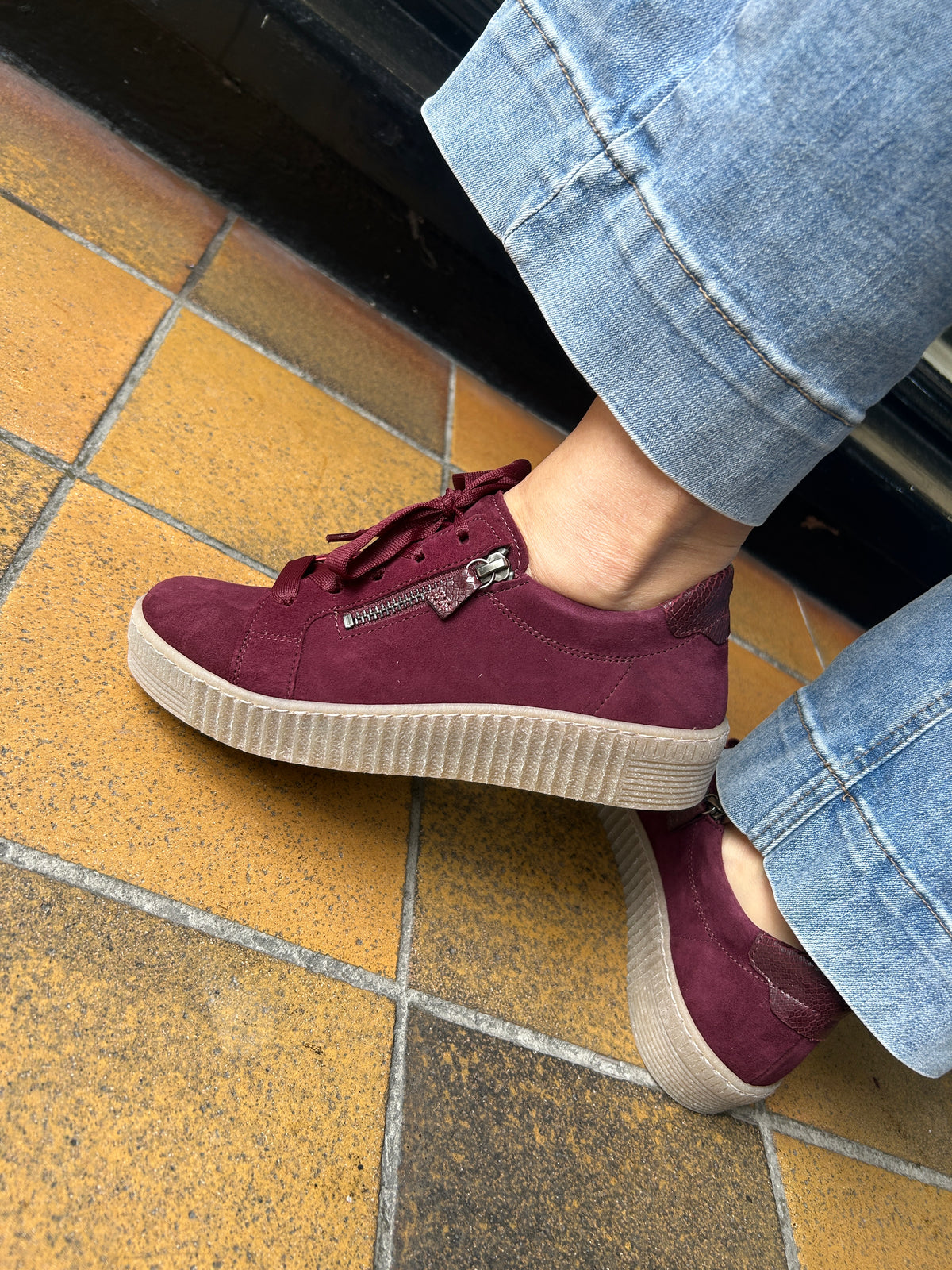 Gabor 6010.02.006 Mulberry & Cobra Lux Trainers