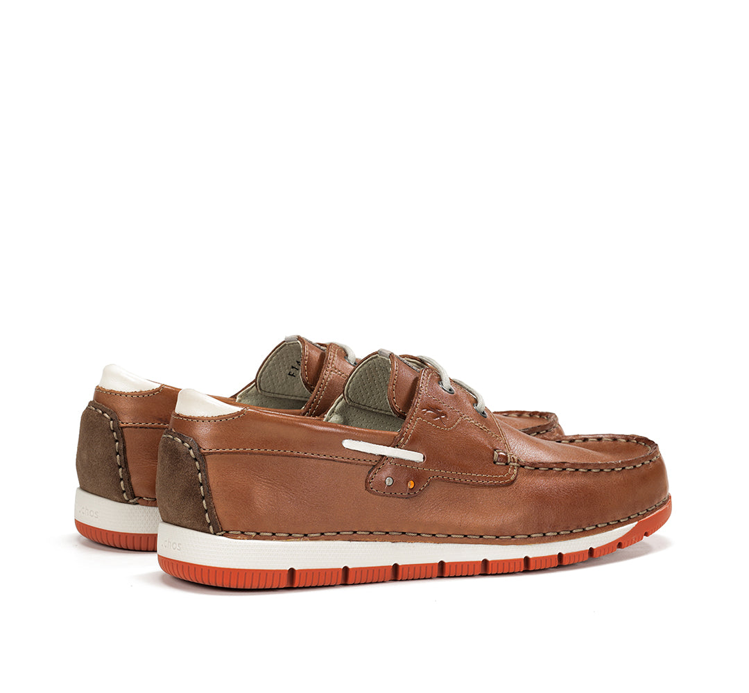 Fluchos F1448 Rin Cuero Tan Deck Shoes