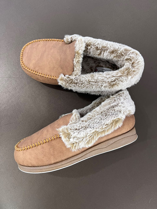 Padders 302/16 Step In - Willow Chestnut Brown Slippers