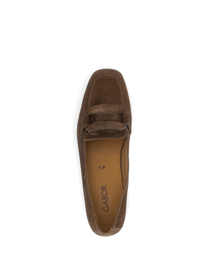 Gabor 4002.01.005 Cacao Brown Slip On Loafers