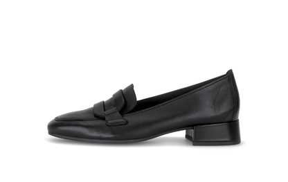 Gabor 4002.01.012 Black Slip On Loafers