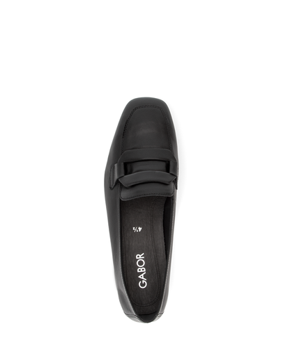 Gabor 4002.01.012 Black Slip On Loafers