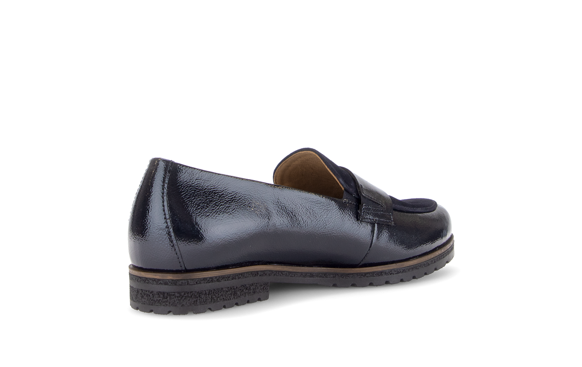 Gabor Comfort 4005.01.001 Dark Blue Navy G Fit Slip On Loafers