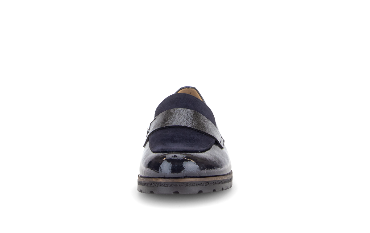 Gabor Comfort 4005.01.001 Dark Blue Navy G Fit Slip On Loafers