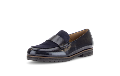 Gabor Comfort 4005.01.001 Dark Blue Navy G Fit Slip On Loafers