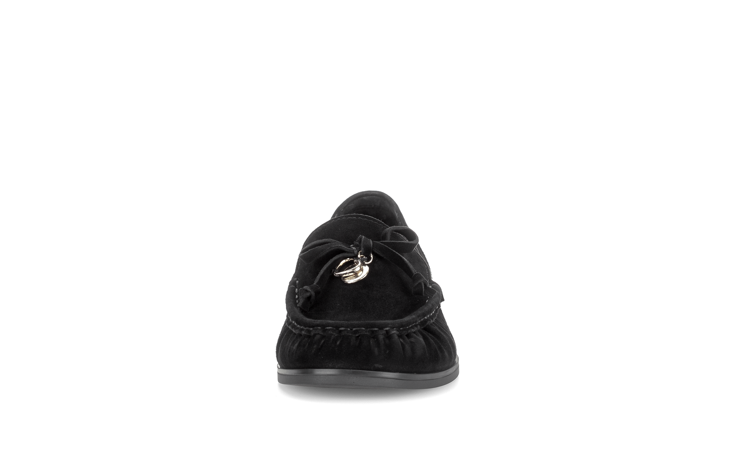 Gabor Comfort 4008.02.001 Black Suede G Fit Slip On Moccasin