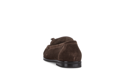 Gabor Comfort 4008.02.002 Cacao Brown Suede G Fit Slip On Loafers