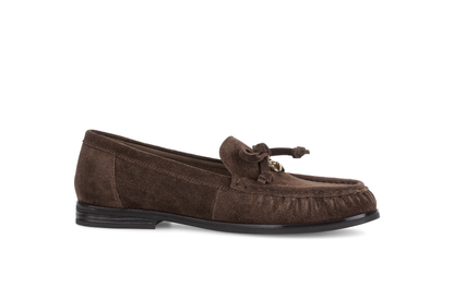 Gabor Comfort 4008.02.002 Cacao Brown Suede G Fit Slip On Loafers