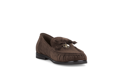 Gabor Comfort 4008.02.002 Cacao Brown Suede G Fit Slip On Loafers