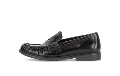 Gabor Comfort 4009.01.001 Black G Fit Slip On Moccasins