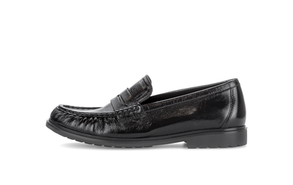 Gabor Comfort 4009.01.001 Black G Fit Slip On Moccasins