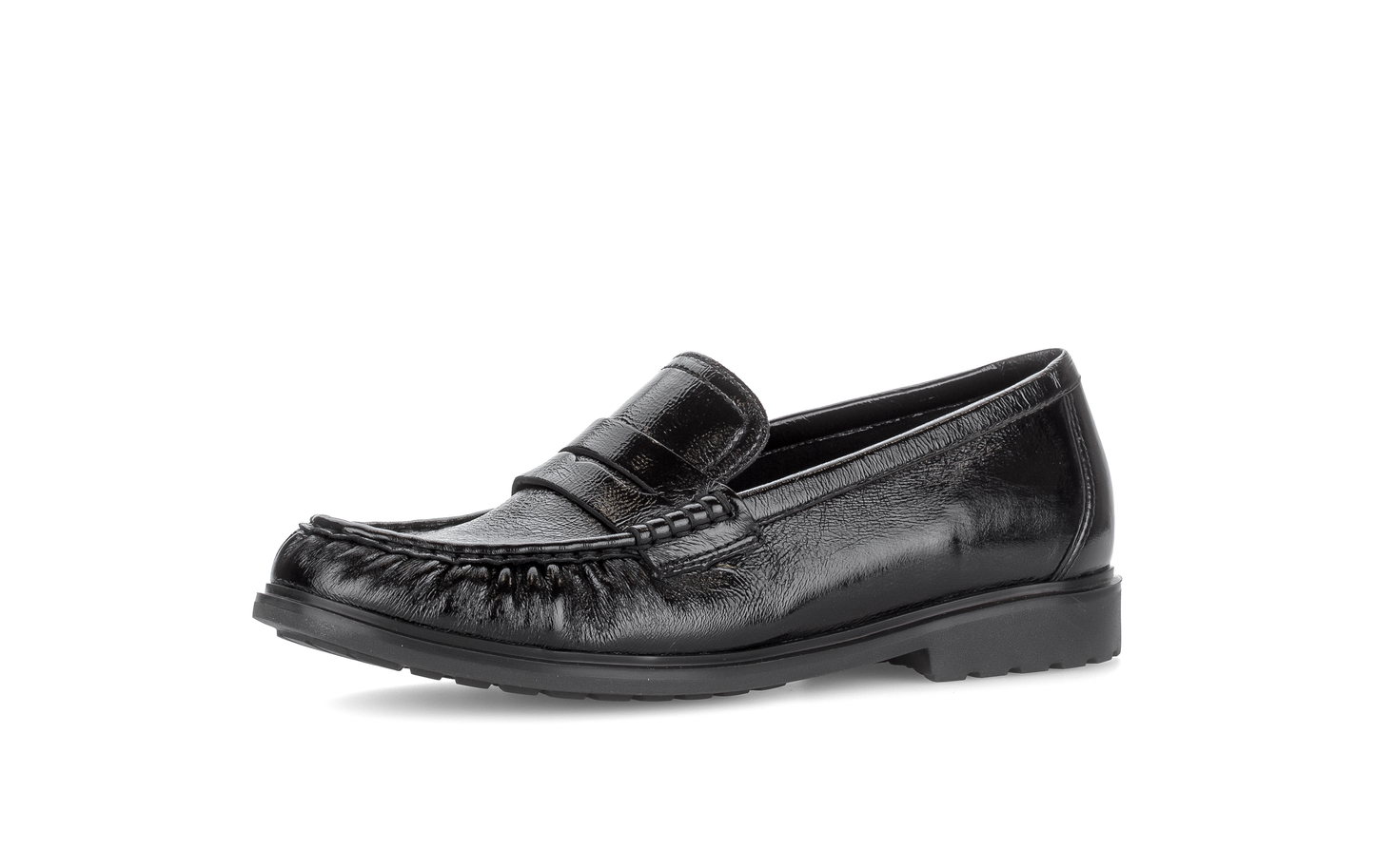 Gabor Comfort 4009.01.001 Black G Fit Slip On Moccasins