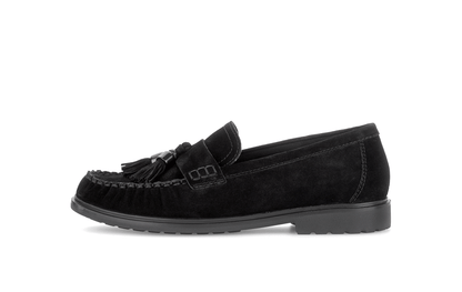 Gabor Comfort 4009.02.001 Black Suede G Fit Slip On Moccasins