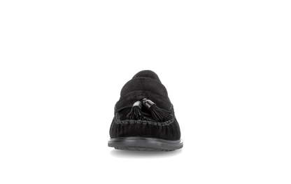 Gabor Comfort 4009.02.001 Black Suede G Fit Slip On Moccasins