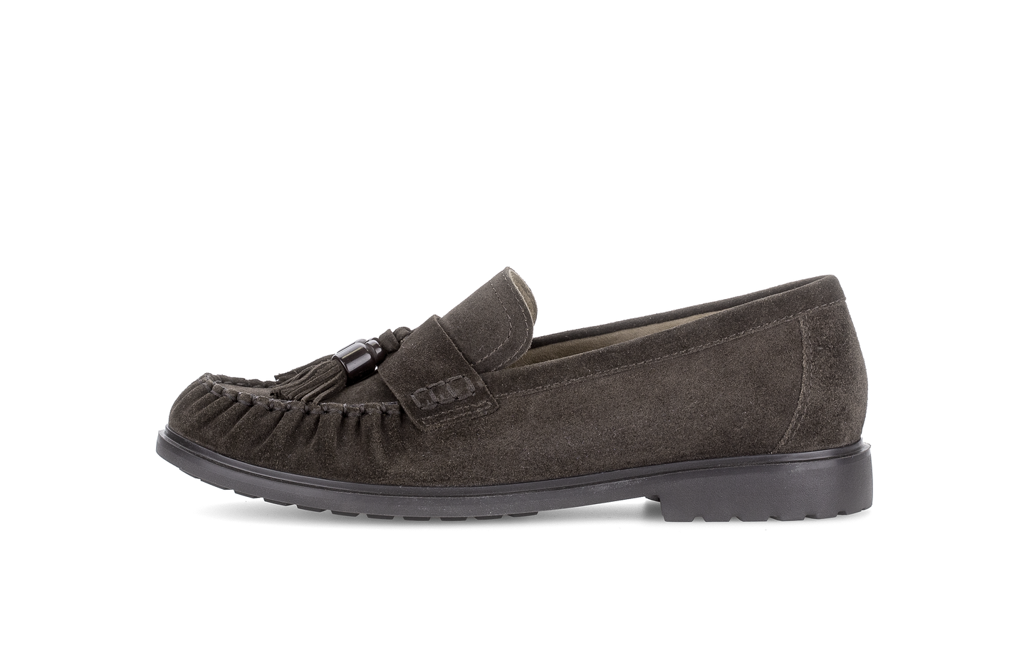 Gabor Comfort 4009.02.004 Mocca Brown Suede G Fit Slip On Moccasins