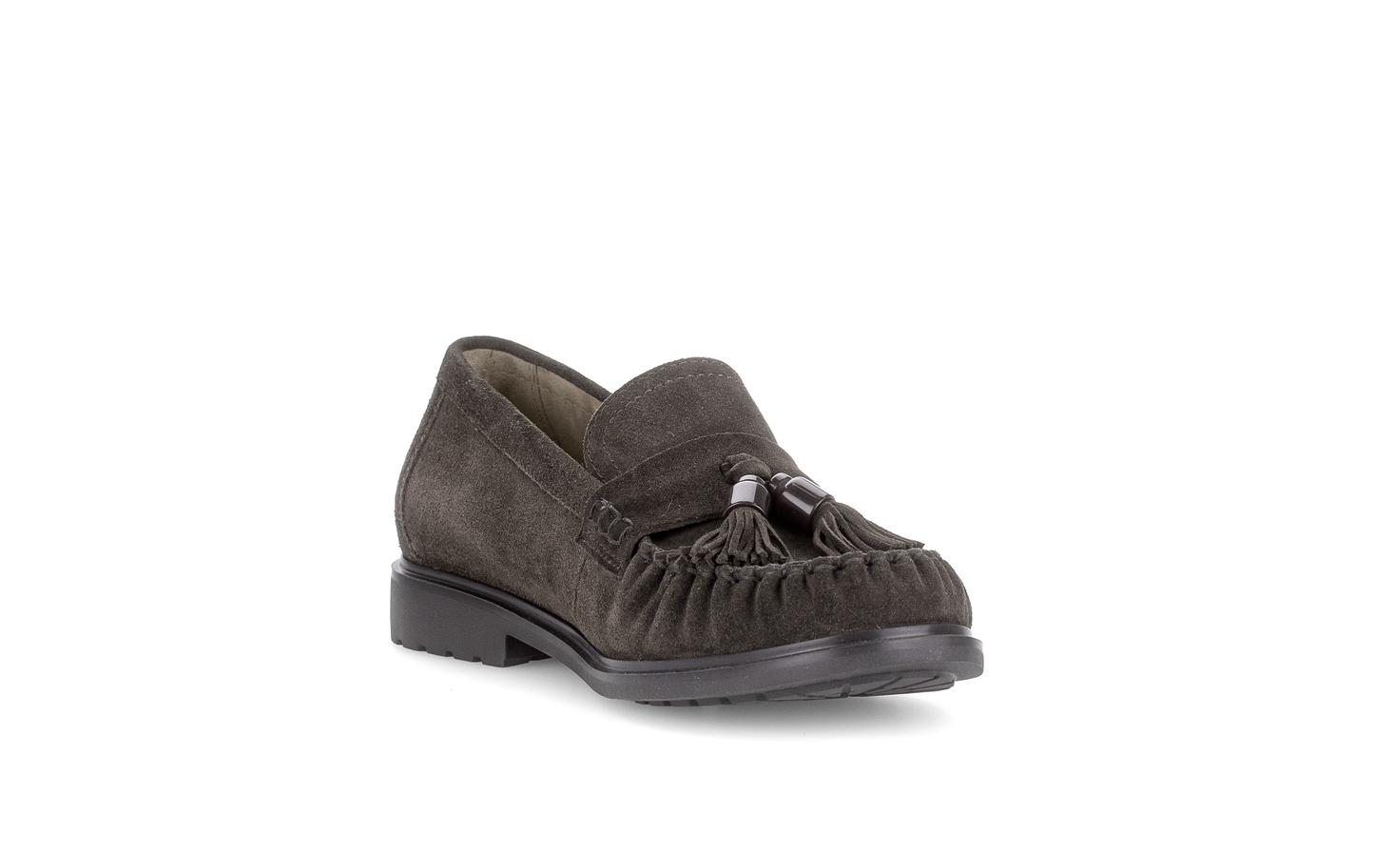 Gabor Comfort 4009.02.004 Mocca Brown Suede G Fit Slip On Moccasins