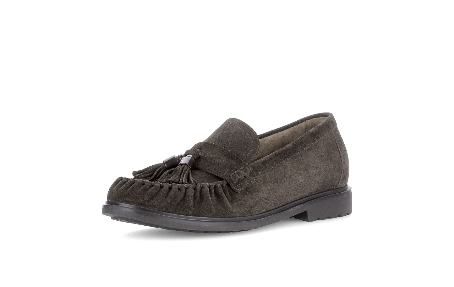 Gabor Comfort 4009.02.004 Mocca Brown Suede G Fit Slip On Moccasins