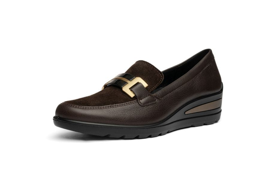 Ara 12-50609 13 Zurich 2.0 Cacao Brown H Fit Slip On Shoes