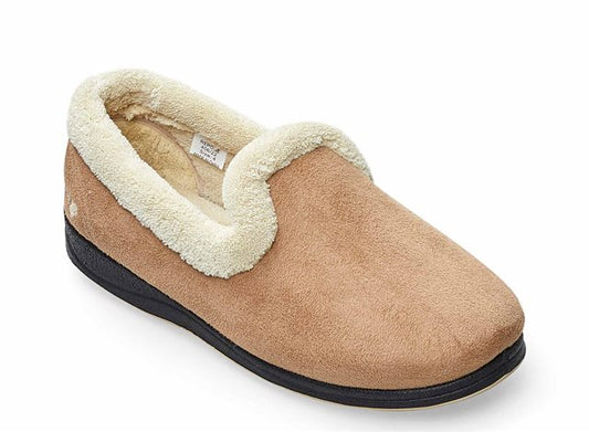 Padders Repose 406/22 Taupe/Camel Slip On Slippers