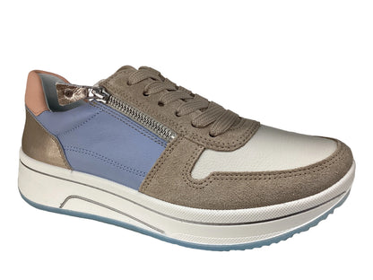 Ara 12-27540 89 Sapporo 3.0 H Fit Sneakers with Zip