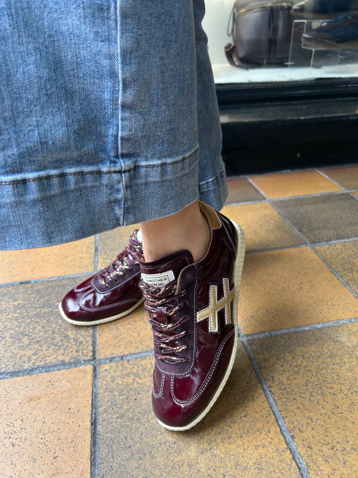 Another Trend A0784745 Sax Lux Burdeos Burgundy Trainers