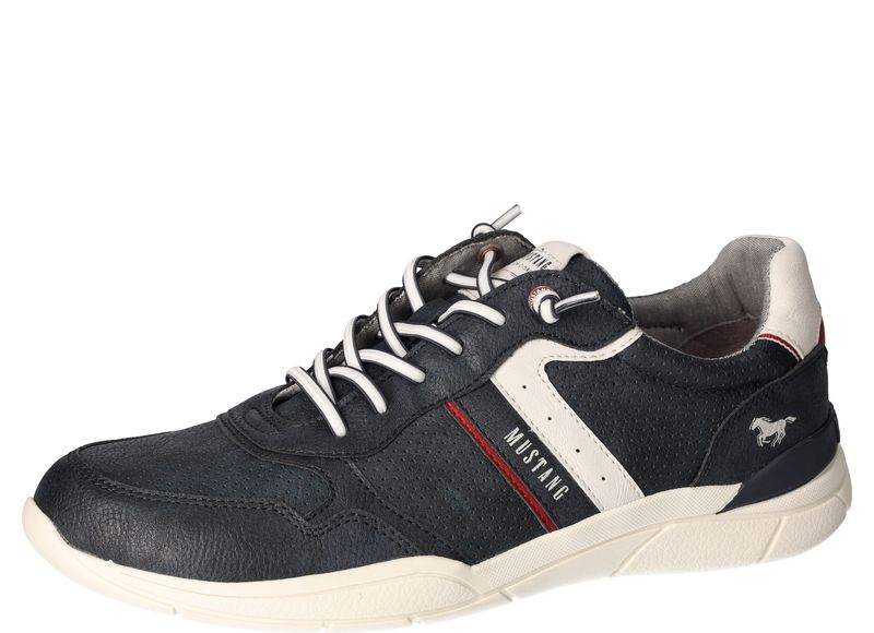 Mustang 4138-310-820 Navy Lace Trainers