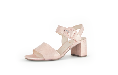 Gabor 41.710.64 Rose Pink Block Heel Sandals