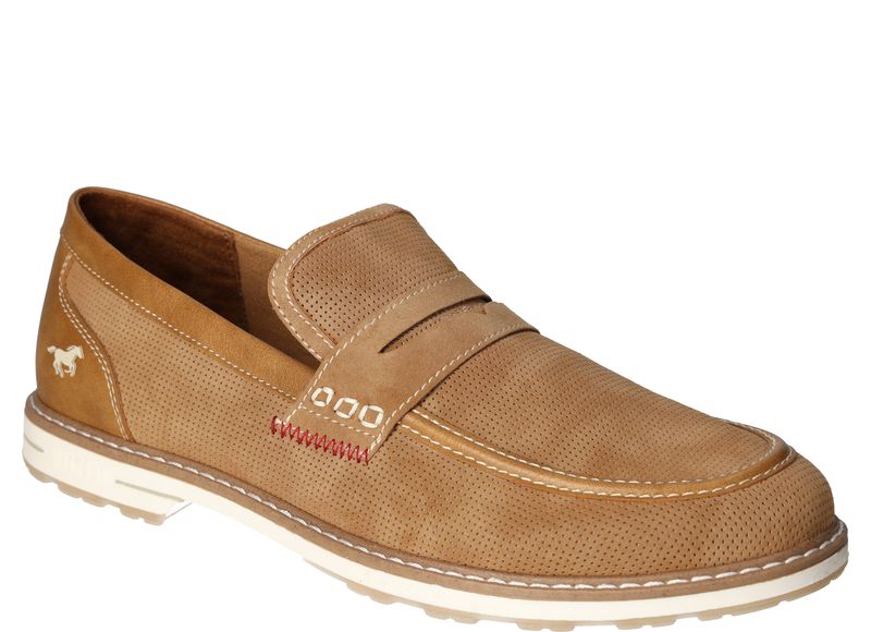 Mustang 4196-401-333 Light Brown Slip On Shoes