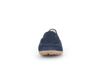 Gabor 42.440.46 Comfort Blue Soft Nubuck Slip On Loafers