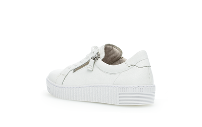Gabor 43.334.21 White Trainers with Zip