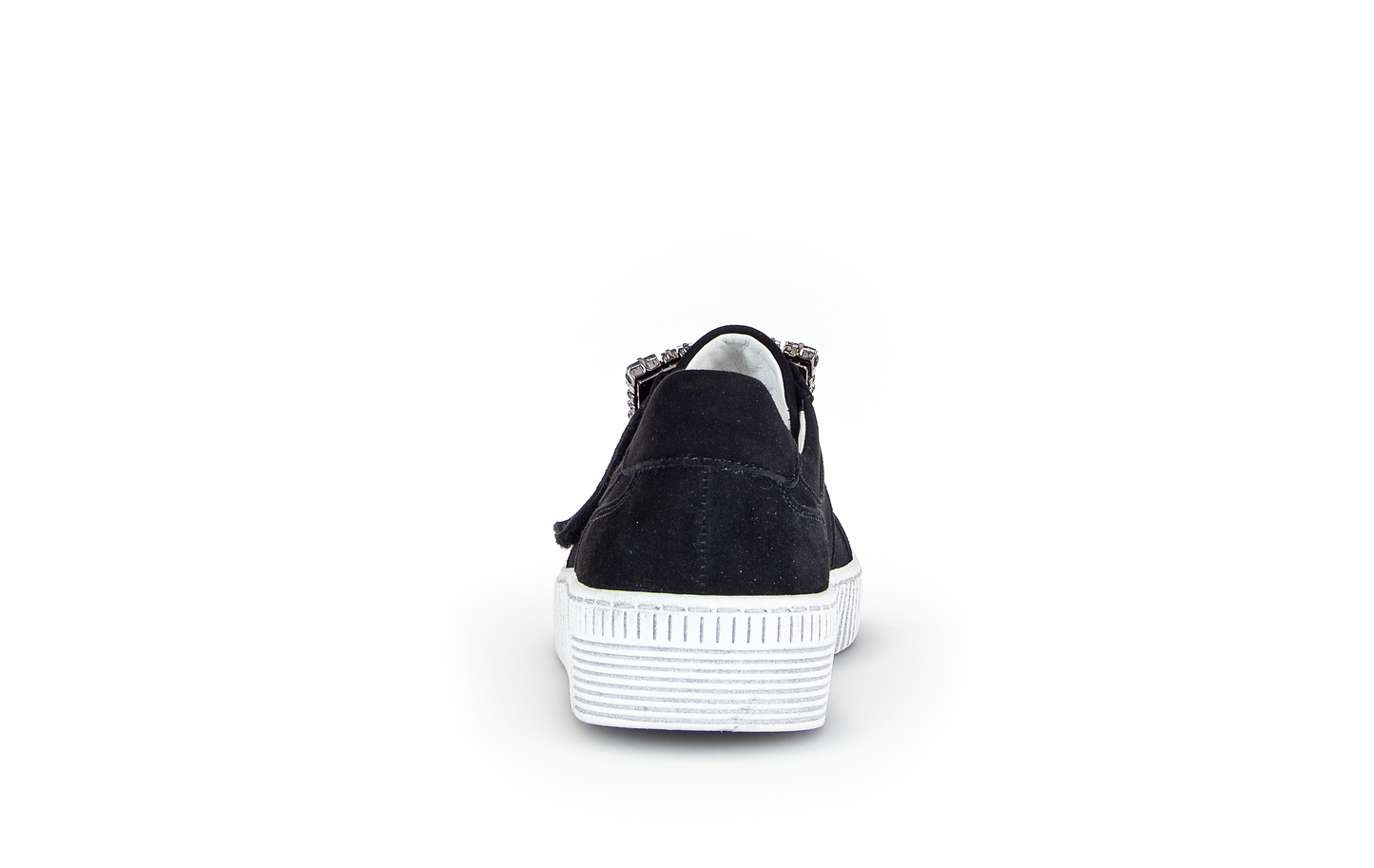 Gabor 43.338.17 Black Nubuck Velcro Trainers