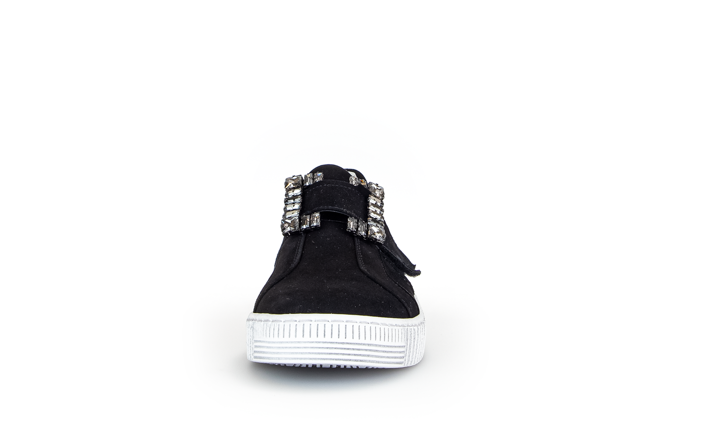 Gabor 43.338.17 Black Nubuck Velcro Trainers