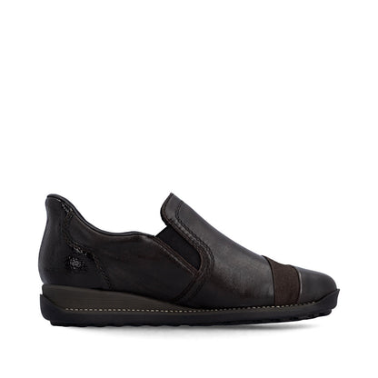 Rieker TEX 44296-25 Mokka Brown Slip On Shoes