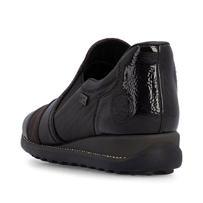 Rieker TEX 44296-25 Mokka Brown Slip On Shoes